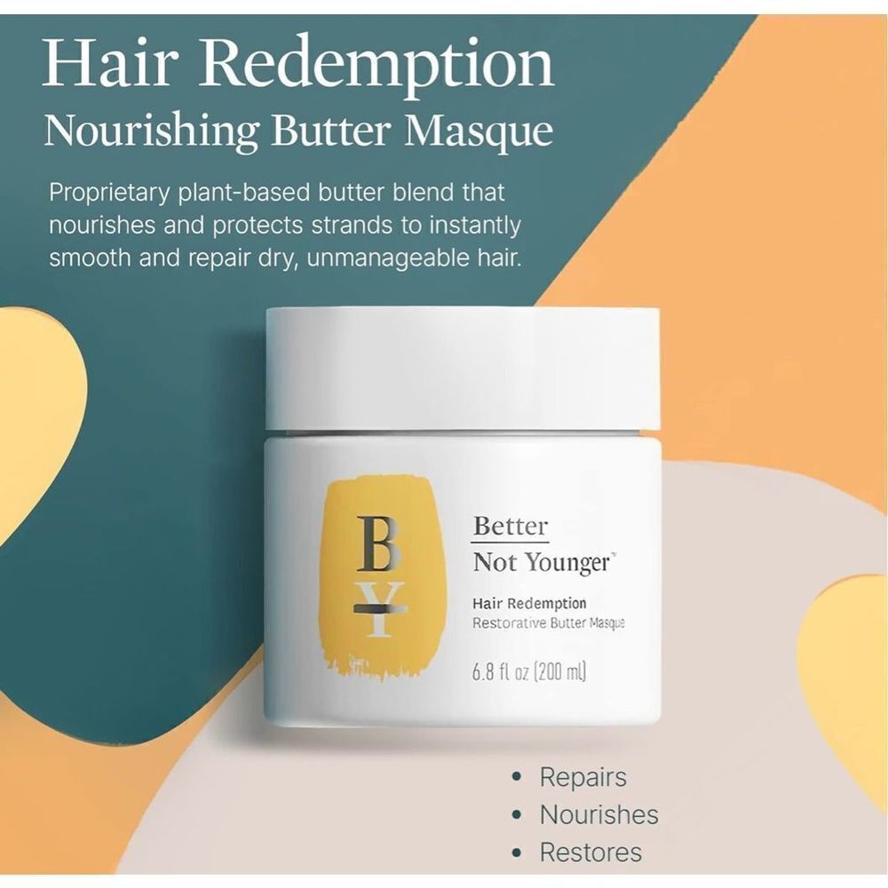 Better Not Younger Hair Redemption Restorative Butter Masque, 2 fl oz